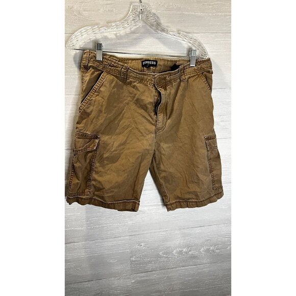 Express Men's‎ Cargo Short Multi-Pockets Outdoor Casual Short - Picture 3 of 5